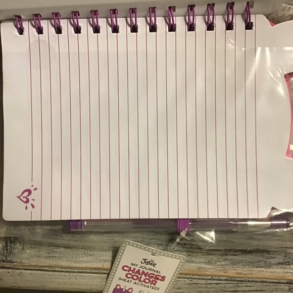 🦋3for$10...Heat Activated Journal from Justice - Picture 3 of 4